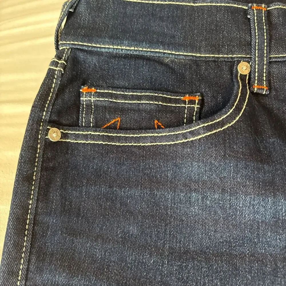 NWT True Religion Geno SN Slim Jeans 34x32 Dark Migration Wash Denim 5 Pocket